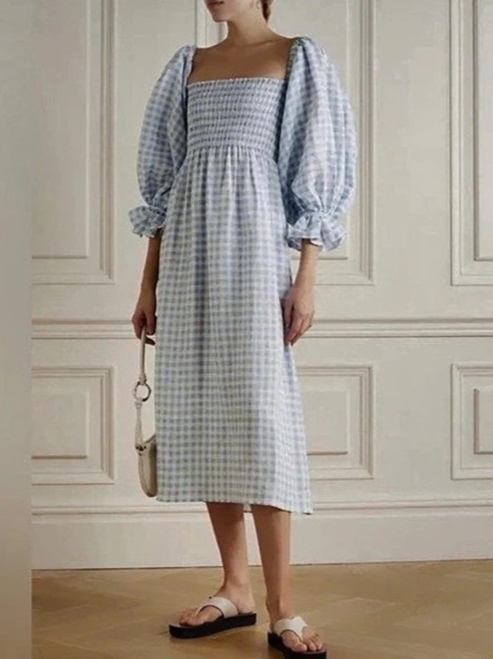 Sleeper Linen Midi Dress
